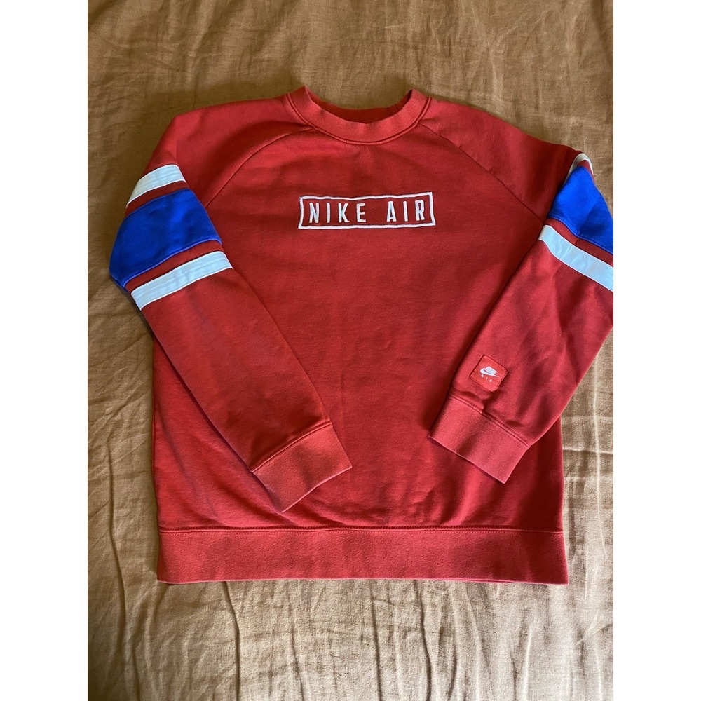 Nike Air Boys Sweatshirt Large Embroidered Crewneck Preppy sku1